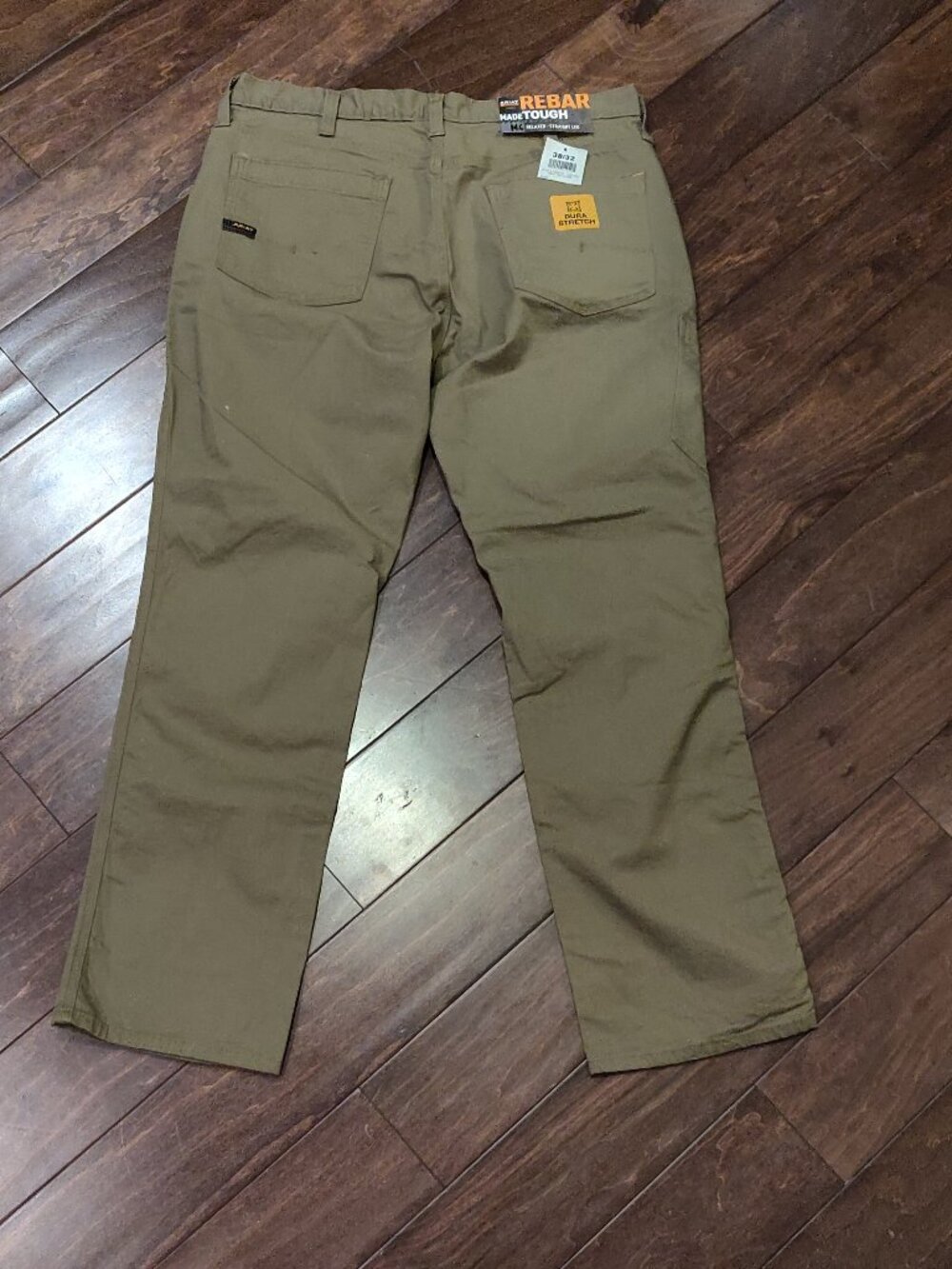 Ariat Rebar M4 Relaxed Straight Leg Canvas Work Pant 38x32 New With Tags